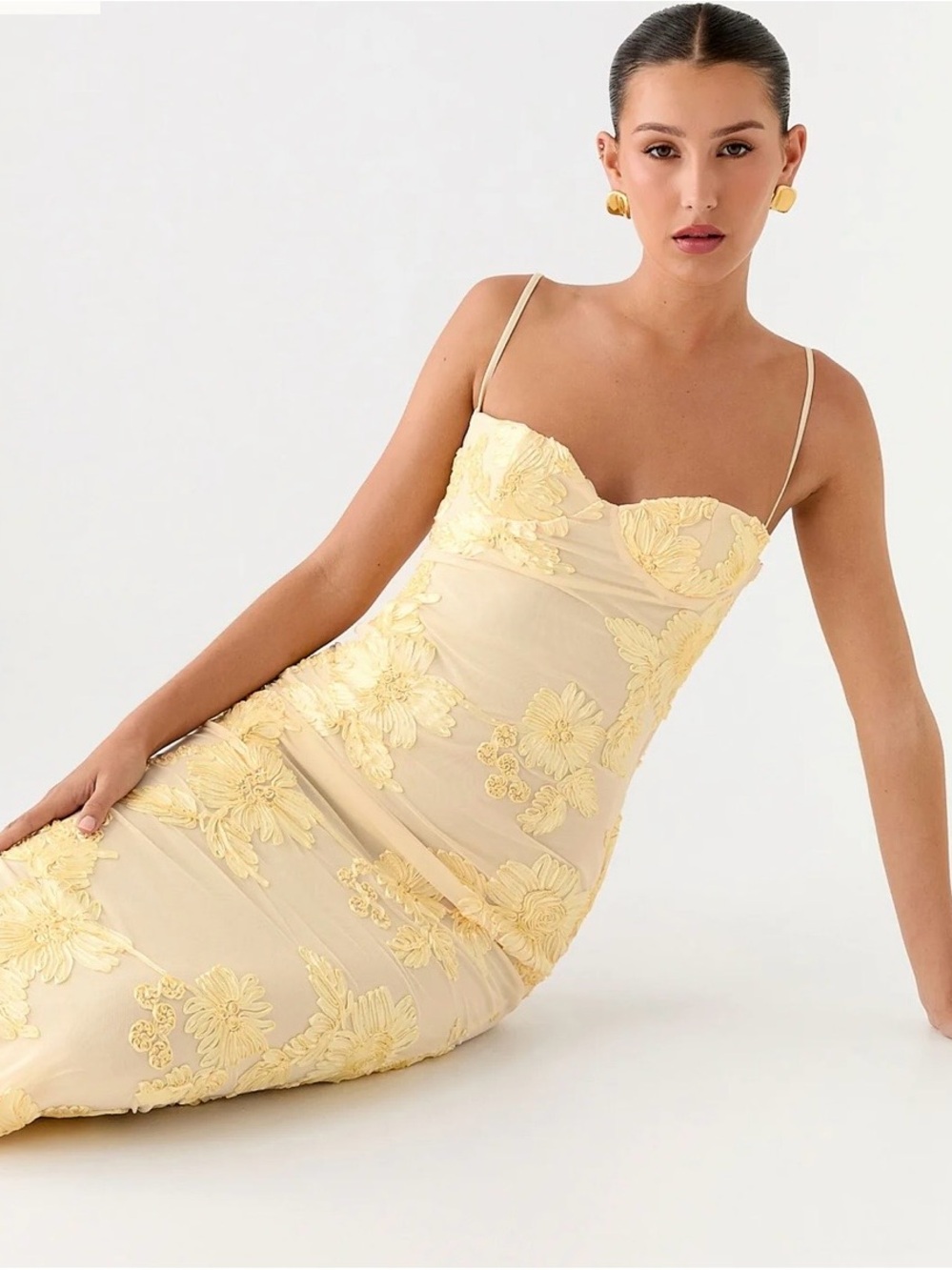 Peppermayo Yellow Maxi Dress - Picture 4 of 5